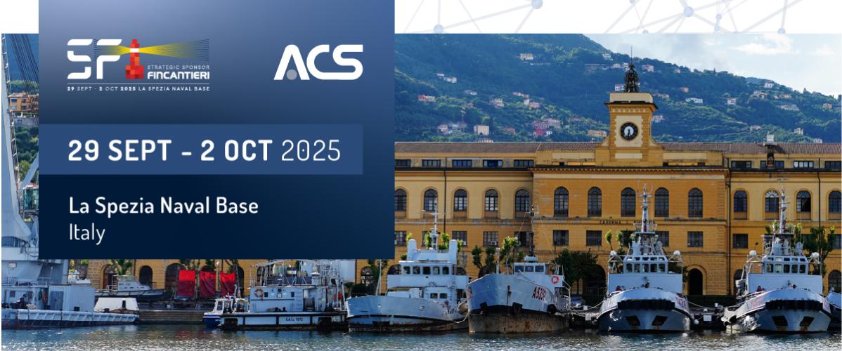 ACS partecipa a Seafuture 2025: evento a La Spezia Naval Base in Italia